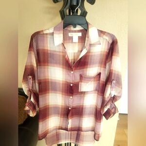 Band of Gypsies Plaid Blouse